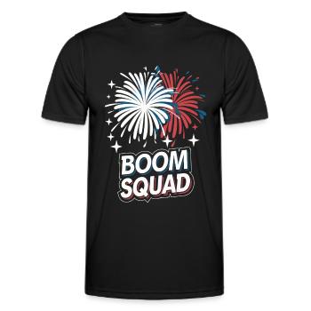 Pyrotechnie Feux d’artifice Pyrotechnie - T-shirt sport Homme - noir - Devant - AI Model Male 178 dark (178cm)