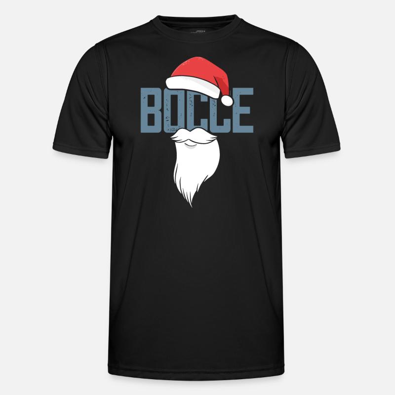 Bocce Weihnachtsmann Bocce Ball mit Jack Bocci Männer Funktions-T-Shirt