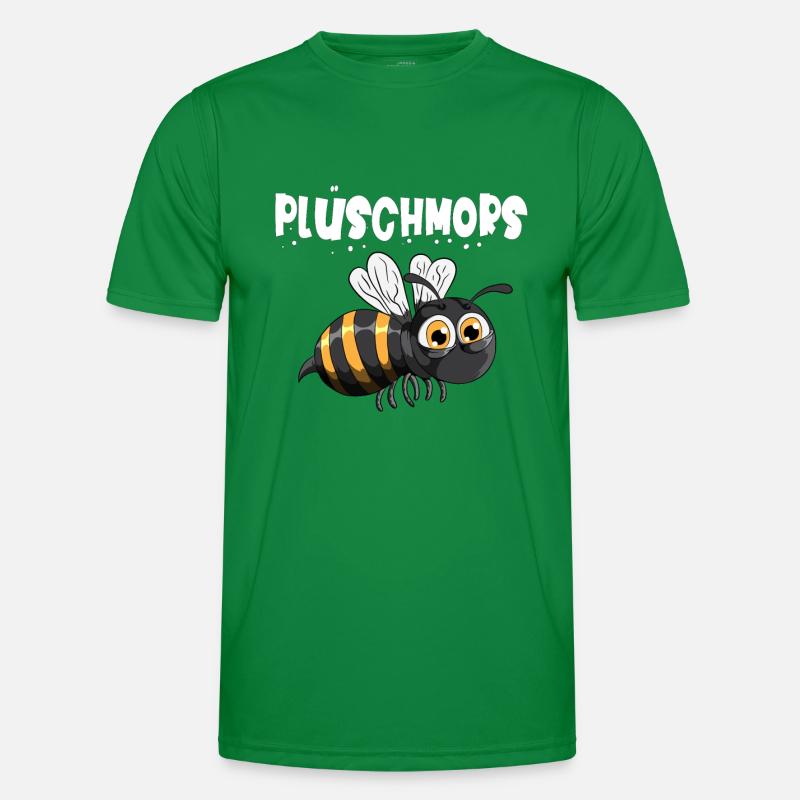 Plush Marble Bumblebee Low German North German Men's Functional T-Shirt