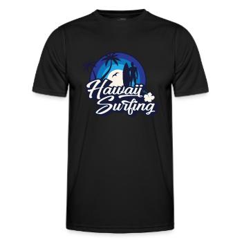 Hawaii Surfing Retro Vintage - T-shirt sport Homme - noir - Devant - AI Model Male 178 dark (178cm)