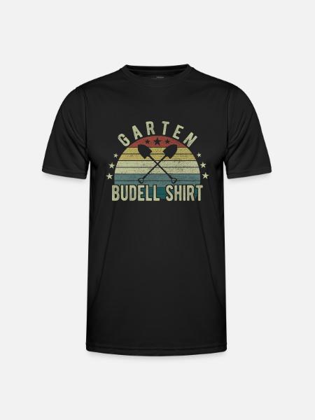 Garten Buddel Shirt Hobbygärtner Gärtnerin Gärtner - Männer Funktions-T-Shirt - Schwarz