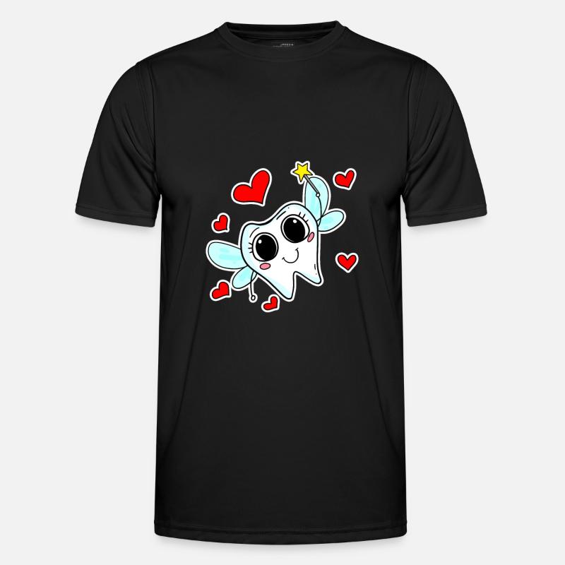 Tooth fairy tooth magic - Men's Functional T-Shirt - black