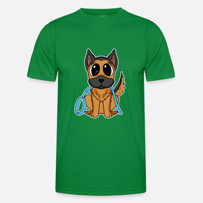 Deutscher Schäferhund Männer Funktions-T-Shirt