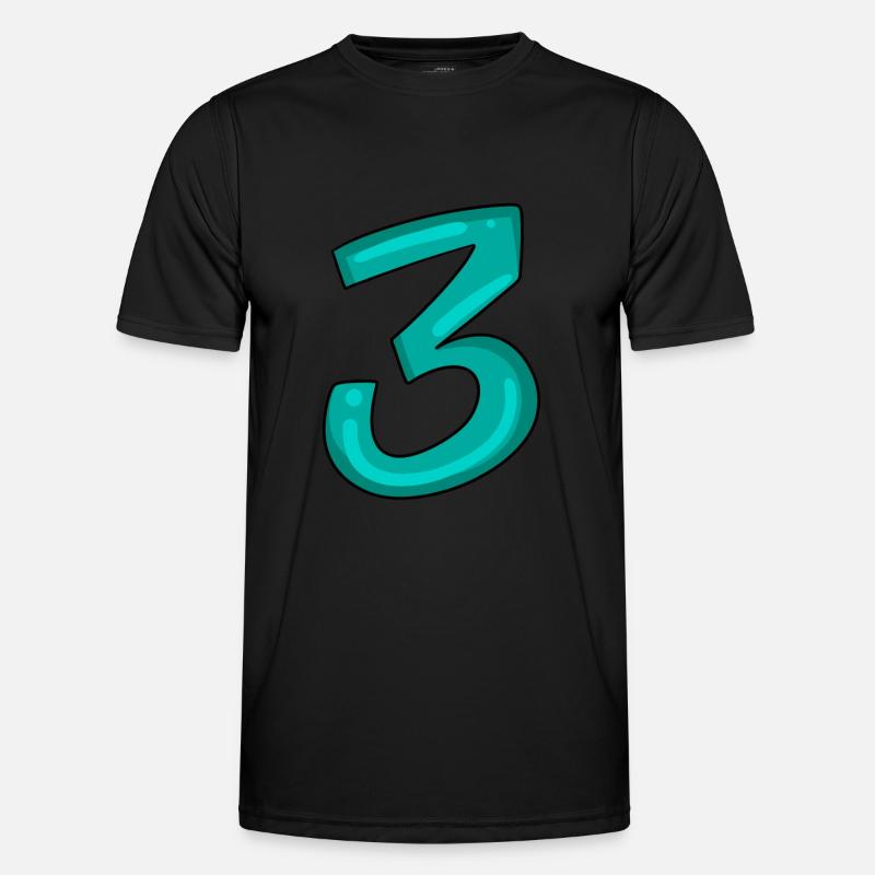 3 Männer Funktions-T-Shirt