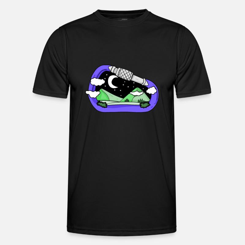 Mountain Mountains - Men's Functional T-Shirt - black
