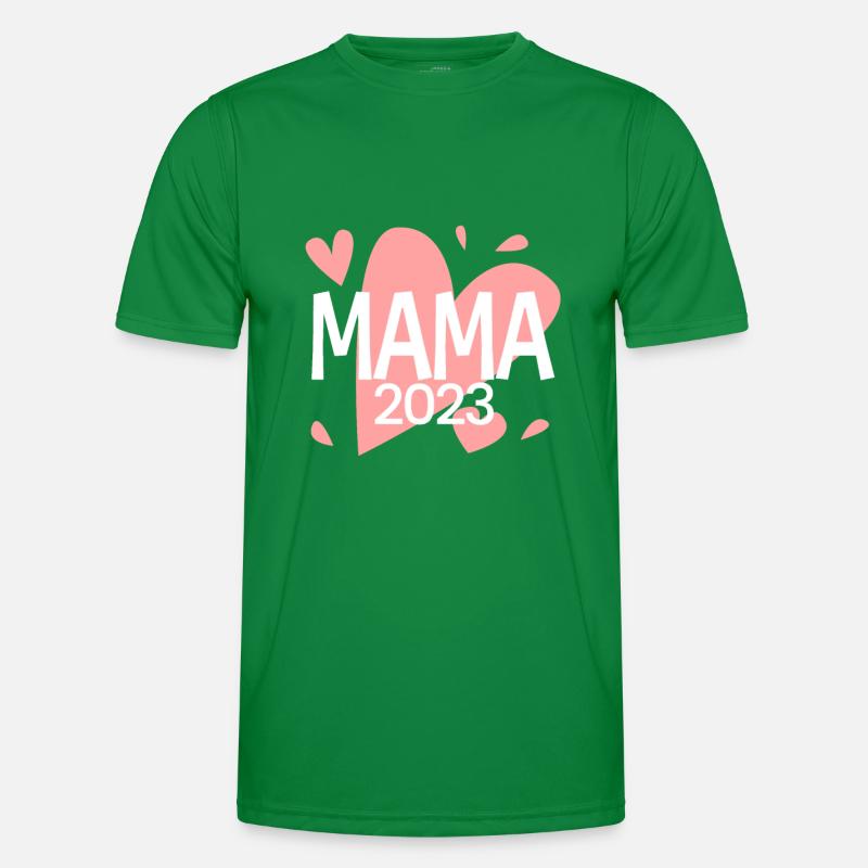 Mama 2023 loading - Werdende Mutter 2023 Männer Funktions-T-Shirt