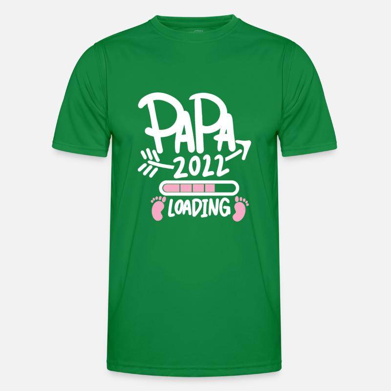 Papa 202 loading Tochter Männer Funktions-T-Shirt