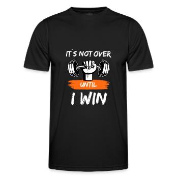 Kraftsport Gym Antrieb Herausforderung Ehrgeiz - Männer Funktions-T-Shirt - Schwarz - Vorne - AI Model Male 178 dark (178cm)