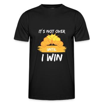 Boxer Boxen Herausforderer Ehrgeiz Positiv - Männer Funktions-T-Shirt - Schwarz - Vorne - AI Model Male 178 dark (178cm)