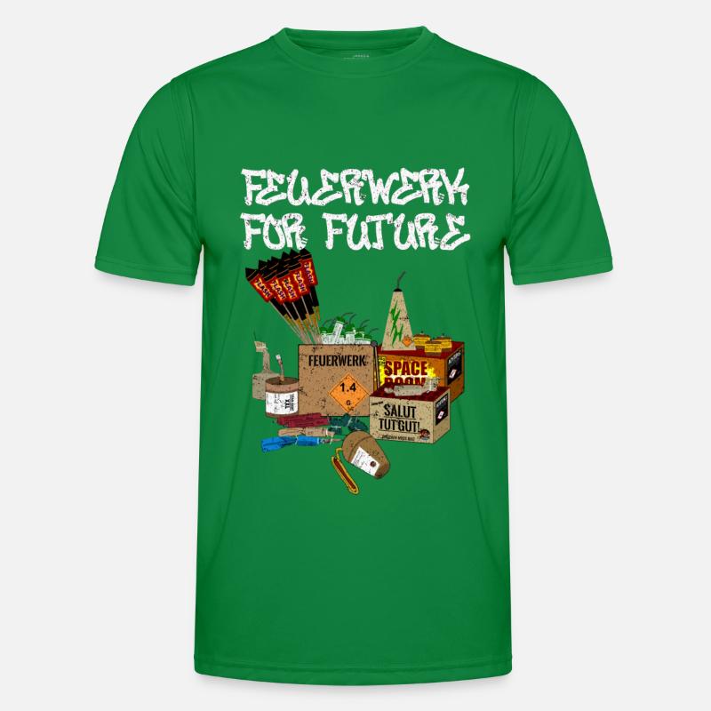 Future Fireworks Men's Functional T-Shirt