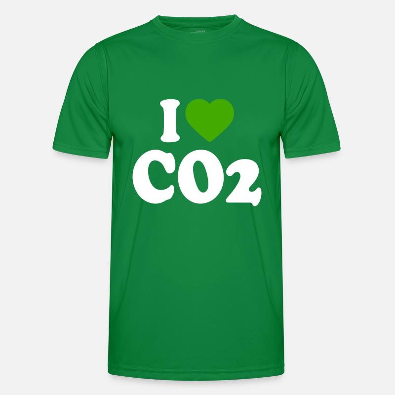 I love co2 Men's Functional T-Shirt