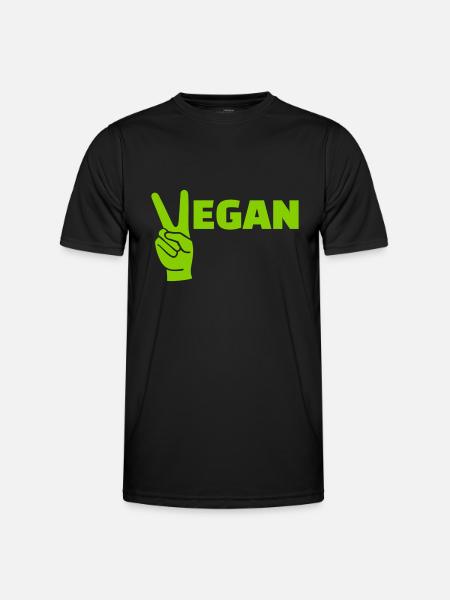 Vegan - T-shirt sport Homme - noir