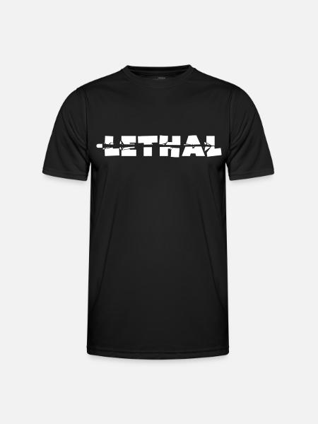 Lethal - Männer Funktions-T-Shirt - Schwarz