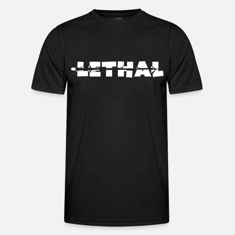 Lethal - Männer Funktions-T-Shirt - Schwarz