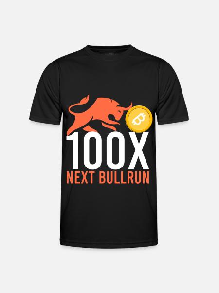100x next Bullrun - Men's Functional T-Shirt - black