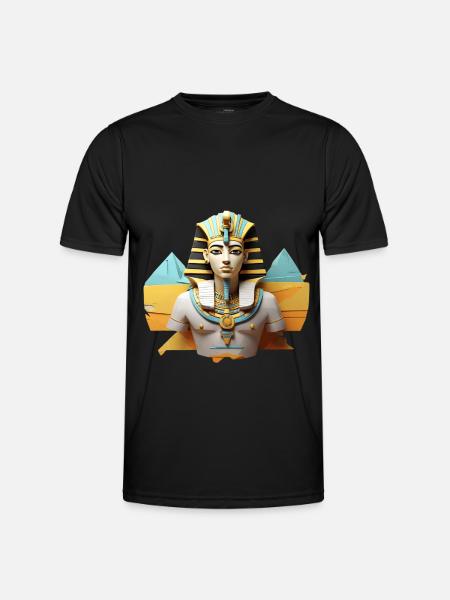 Pharaonisches Design - Männer Funktions-T-Shirt - Schwarz