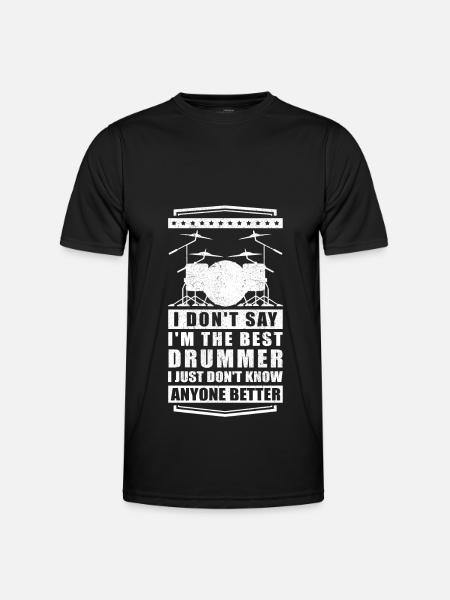 Drummer | Drummer Drums Gift - Men's Functional T-Shirt - black