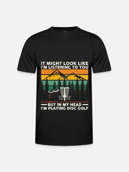 Discgolf | Discgolfer Discgolfer Gift - Men's Functional T-Shirt - black