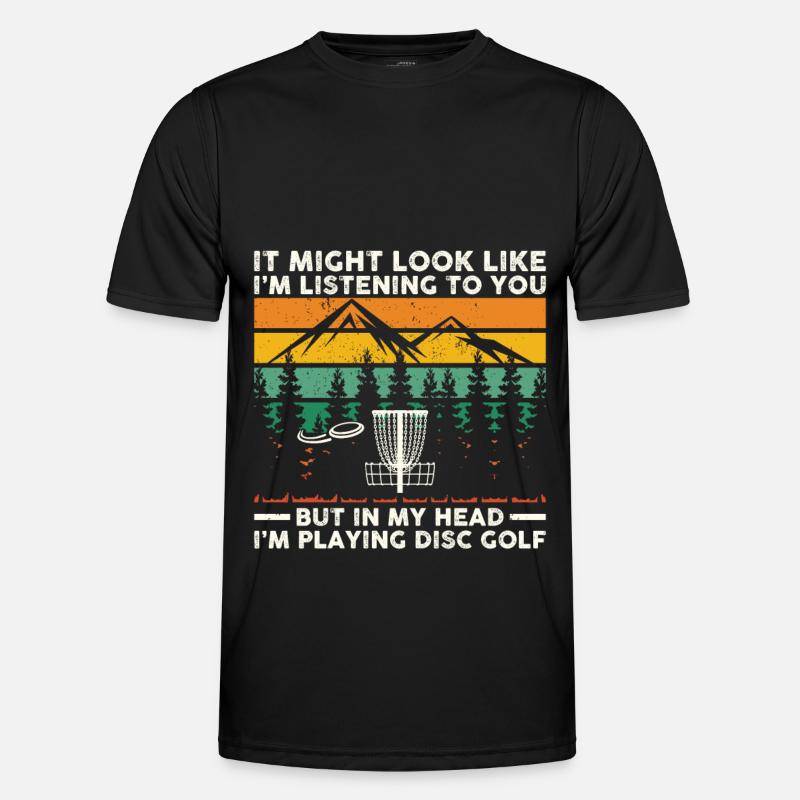 Discgolf | Discgolfer Discgolfer Gift - Men's Functional T-Shirt - black