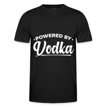 Vodka Vodka Waters Russia Russians Gift - Men's Functional T-Shirt - black - Front - AI Model Male 178 dark (178cm)
