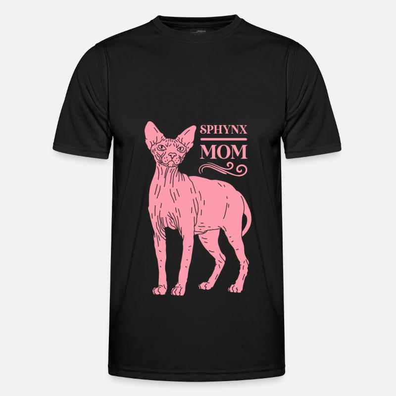 Sphynx Mom Sphynx-Katze Sphinx Katze Geschenk - Männer Funktions-T-Shirt - Schwarz