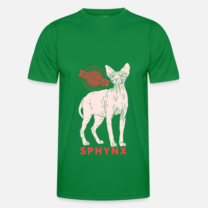 Sphynx Katze Sphinx Katzenbesitzer Geschenk Männer Funktions-T-Shirt