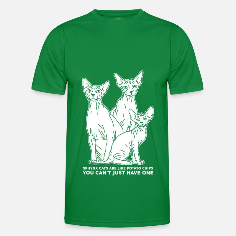 Sphynx Katze Sphinx | Katzenbesitzer Geschenk Männer Funktions-T-Shirt