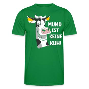 Mumu ist keine kuh - Männer Funktions-T-Shirt - Kelly Green - Vorne - AI Model Male 178 dark (178cm)
