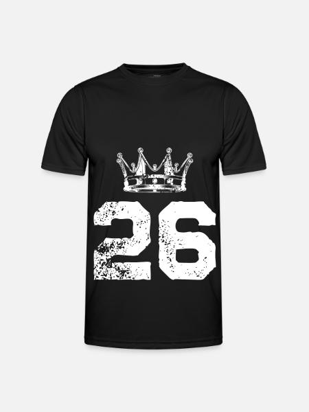 26 Number crown - Men's Functional T-Shirt - black