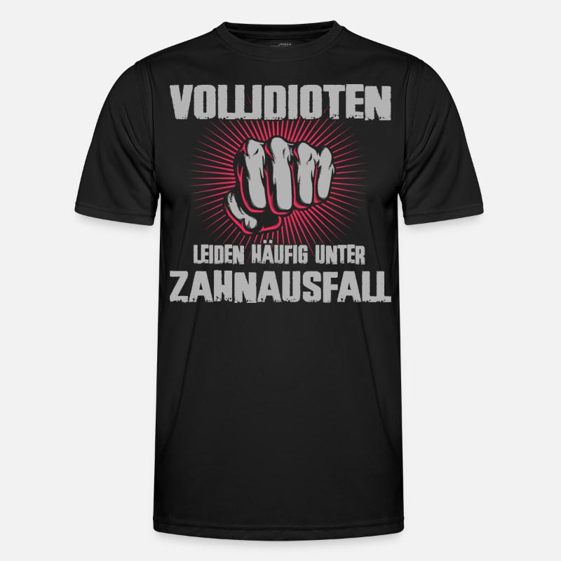 Vollidioten Männer Funktions-T-Shirt