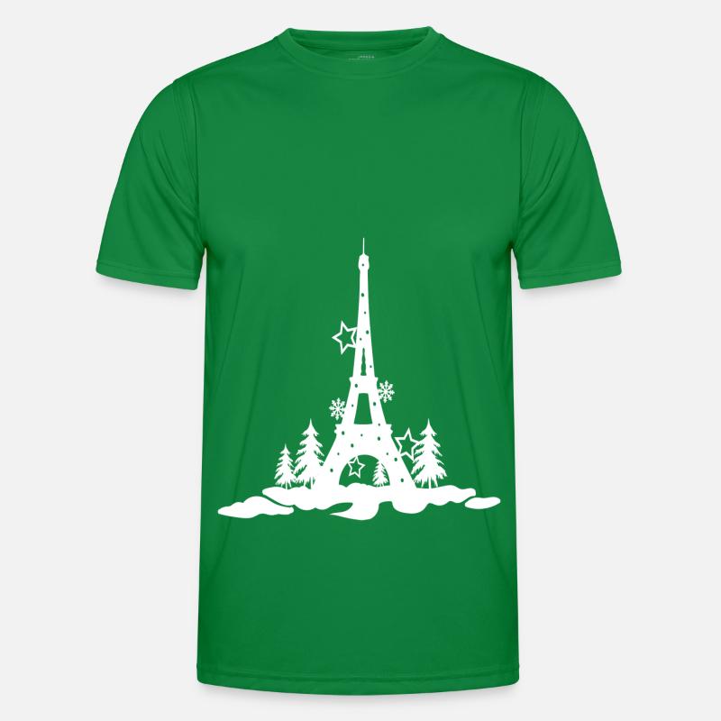 WEIHNACHTEN EIFFEL TOUR 2,Eiffelturm paris Männer Funktions-T-Shirt