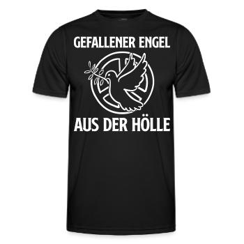 Gefallener Engel aus der Hölle 2 - Männer Funktions-T-Shirt - Schwarz - Vorne - AI Model Male 178 dark (178cm)