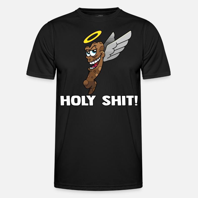 Holy Shit Männer Funktions-T-Shirt