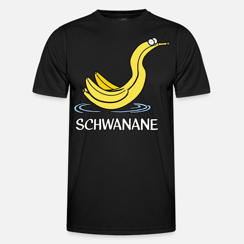 Schwanane Männer Funktions-T-Shirt
