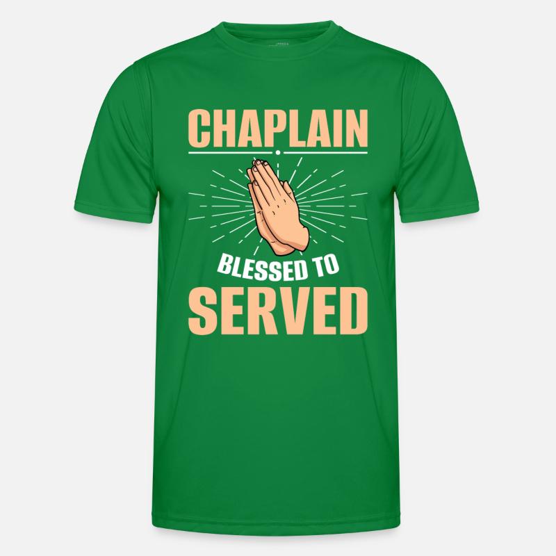 Chaplain Parish Priest Men's Functional T-Shirt