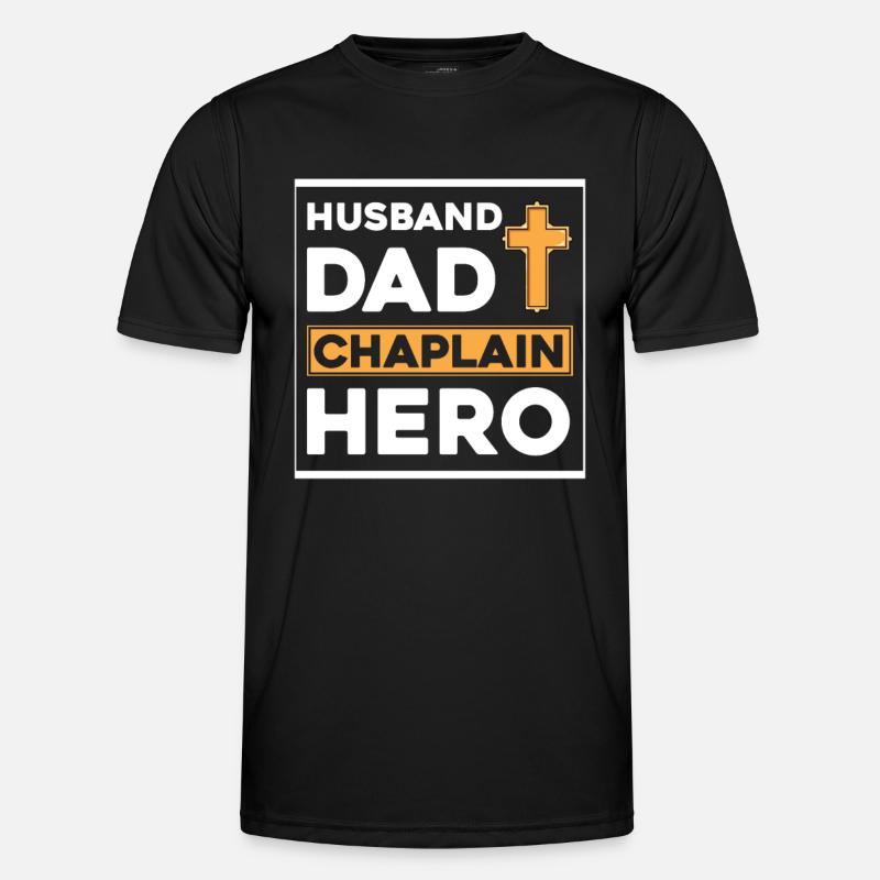 Chaplain Parish Priest - Men's Functional T-Shirt - black