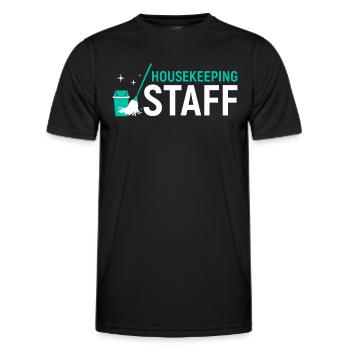 Week of Appreciation for Housekeeping - Men's Functional T-Shirt - black - Front - AI Model Male 178 dark (178cm)