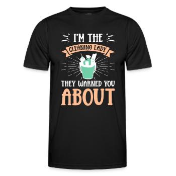 Week of Appreciation for Housekeeping - Men's Functional T-Shirt - black - Front - AI Model Male 178 dark (178cm)