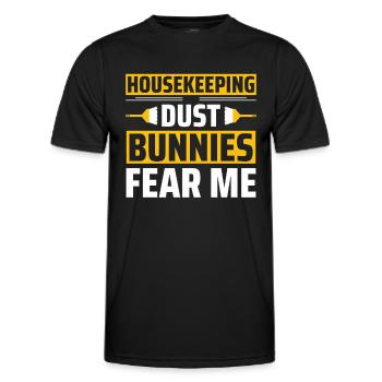 Week of Appreciation for Housekeeping - Men's Functional T-Shirt - black - Front - AI Model Male 178 dark (178cm)