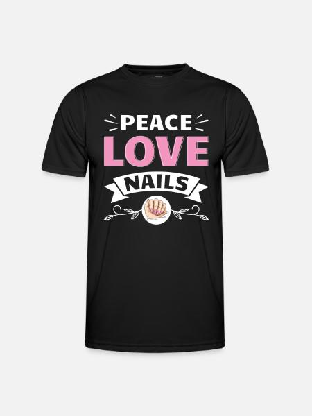 Nail Tech Manicure Nail Technician - Men's Functional T-Shirt - black