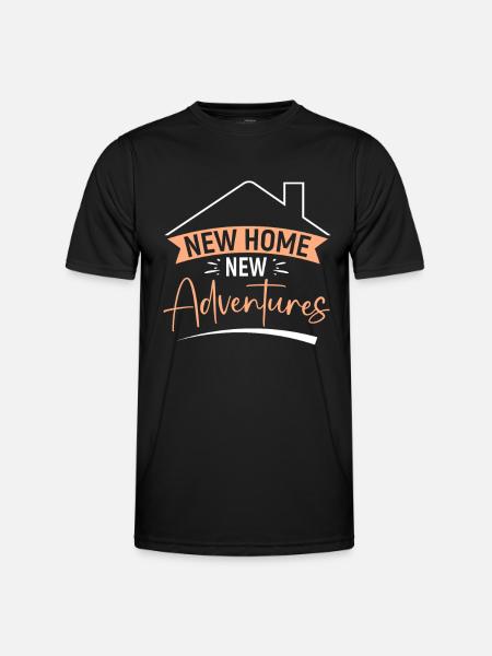 Neuer Hauseigentümer Hauseigentümer - Männer Funktions-T-Shirt - Schwarz