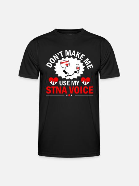 STNA Certified Nursing Assistant - Men's Functional T-Shirt - black