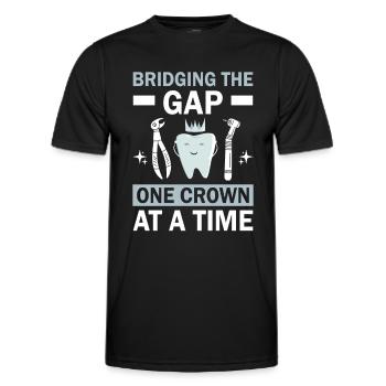Dental Technician Dental Technician - Men's Functional T-Shirt - black - Front - AI Model Male 178 dark (178cm)