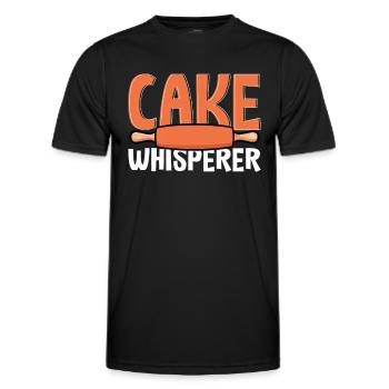 Cake Artist Cake Decorator Cake Decorator B - Men's Functional T-Shirt - black - Front - AI Model Male 178 dark (178cm)