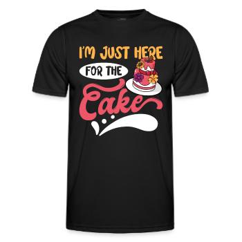 Cake Artist Cake Decorator Decorator B - Men's Functional T-Shirt - black - Front - AI Model Male 178 dark (178cm)