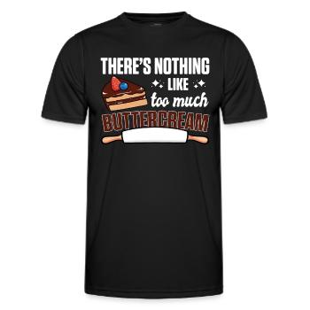Cake Artist Cake Decorator Cake Decorator B - Men's Functional T-Shirt - black - Front - AI Model Male 178 dark (178cm)