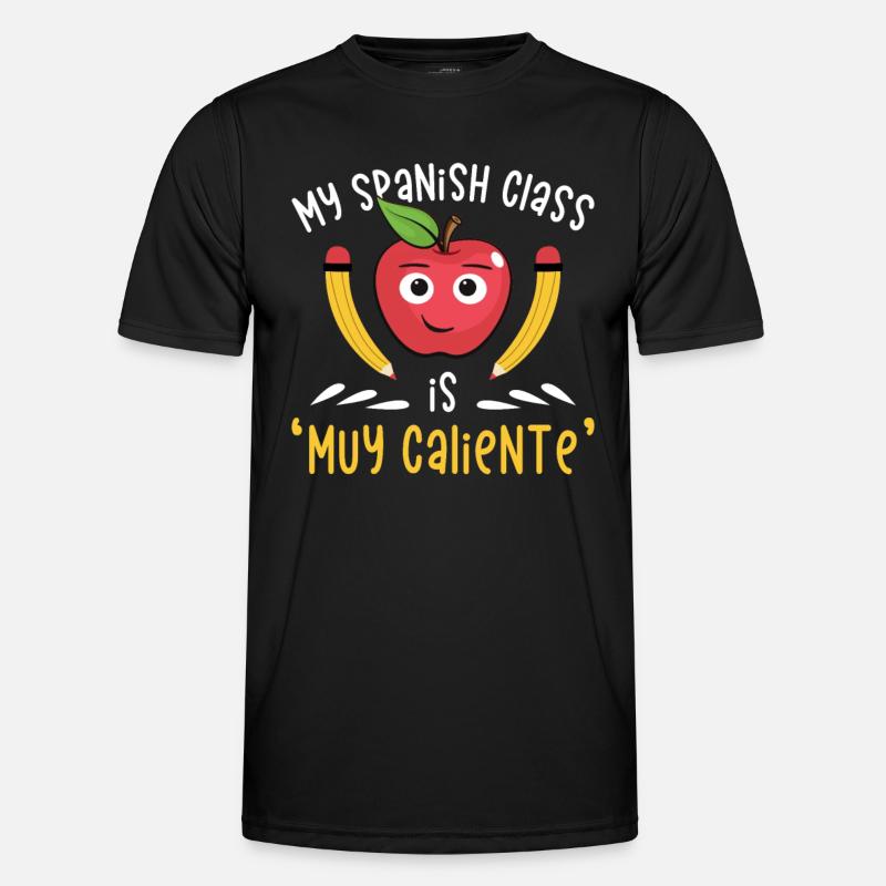 Professeur d’espagnol Maestra Professeur bilingue T-shirt sport Homme