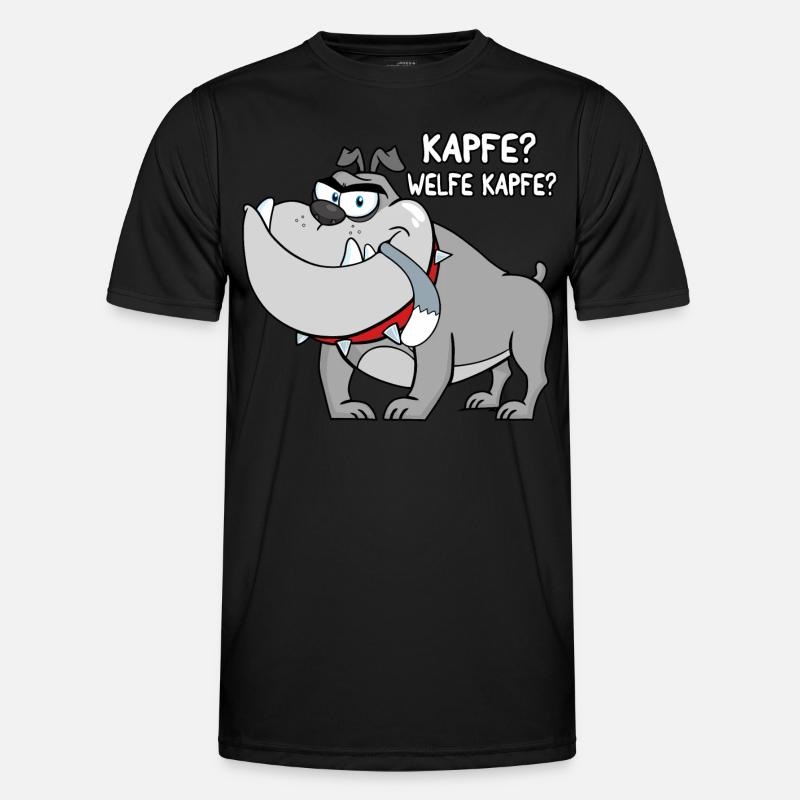 Kapfe? Welfe Kapfe? - Männer Funktions-T-Shirt - Schwarz