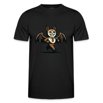 Funny Halloween Party Spooky Haunting Season - Men's Functional T-Shirt - black - Front - AI Model Male 178 dark (178cm)