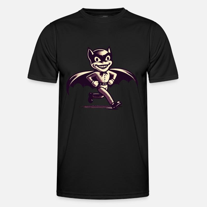 Funny Halloween Party Spooky Haunting - Men's Functional T-Shirt - black